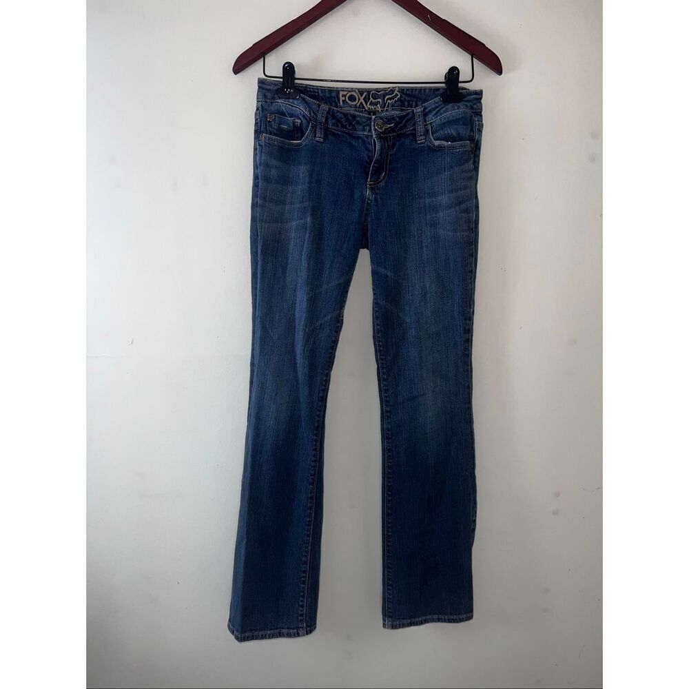 Fox Racing Jeans Y2K  Low Rise Size 7 dirt bike vintage full throttle